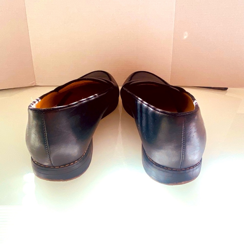 Franco Sarto Black Leather Slip-On Size8 M Bus/casual Comfy Everyday Loafers - Picture 4 of 10